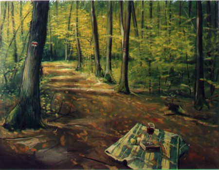 Égerszögi erdő 140x180cm